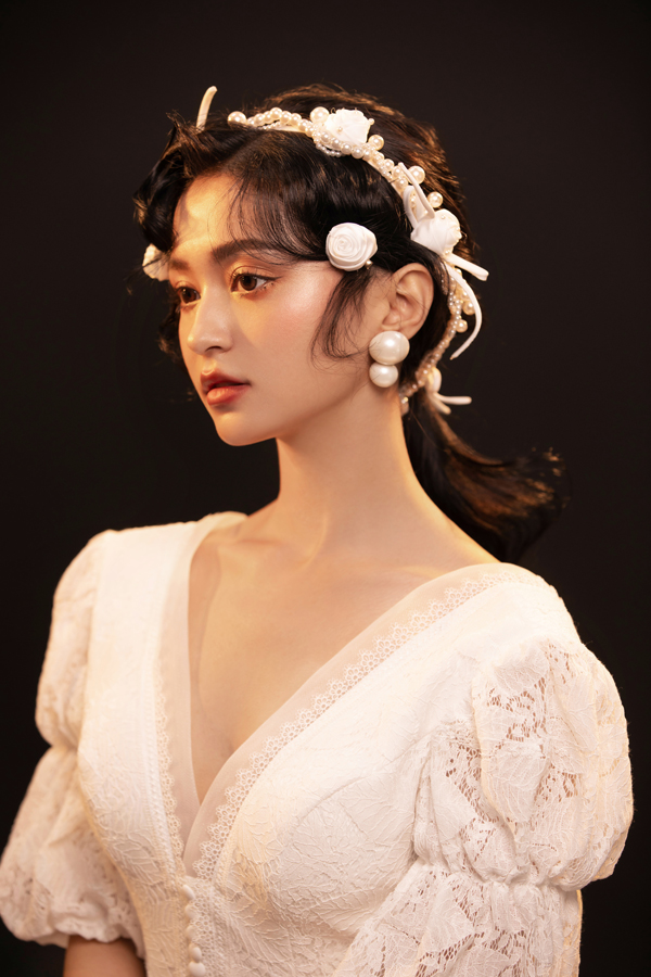 韓式紋理輕復古手推波造型